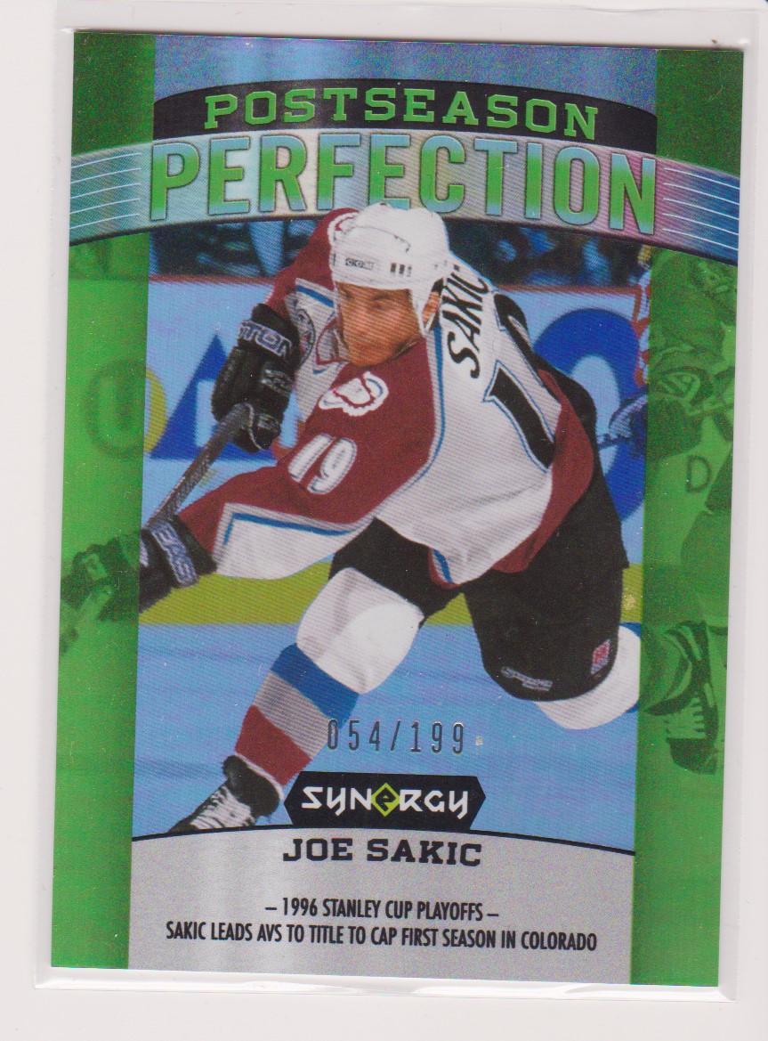 (image for) 2018-19 Synergy Post Season Perfection Green #PS6 Joe Sakic